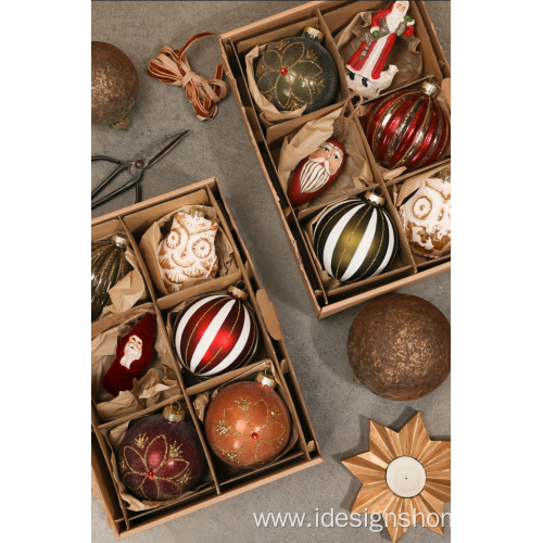 Traditional Christmas Ball Ornaments Decorative Balls